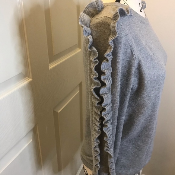 Anthropologie Philosophy Grey Crew Neck Sweater - Picture 5 of 9